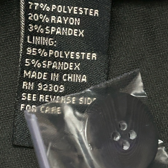 DG2 by Diane Gilman Charcoal Gray Single-Button Blazer - Picture 5 of 7